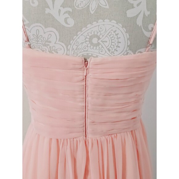 Maggy London Pink Chiffon Embellished Special Occasion Dress 12P - Picture 5 of 9